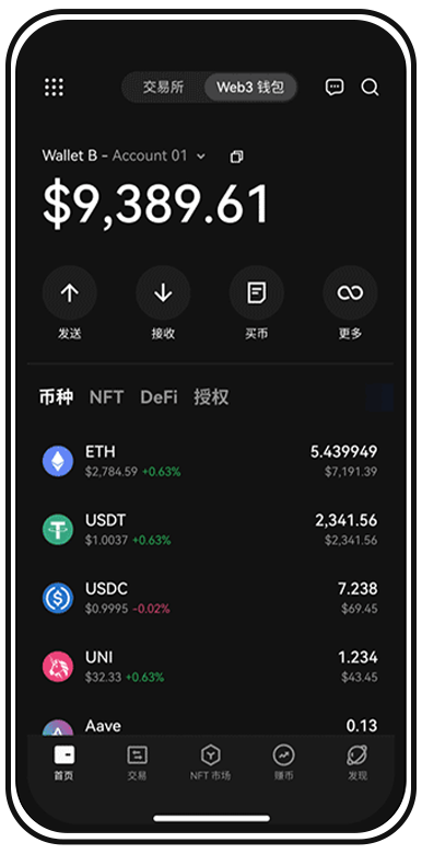 欧驿交易所功能演示